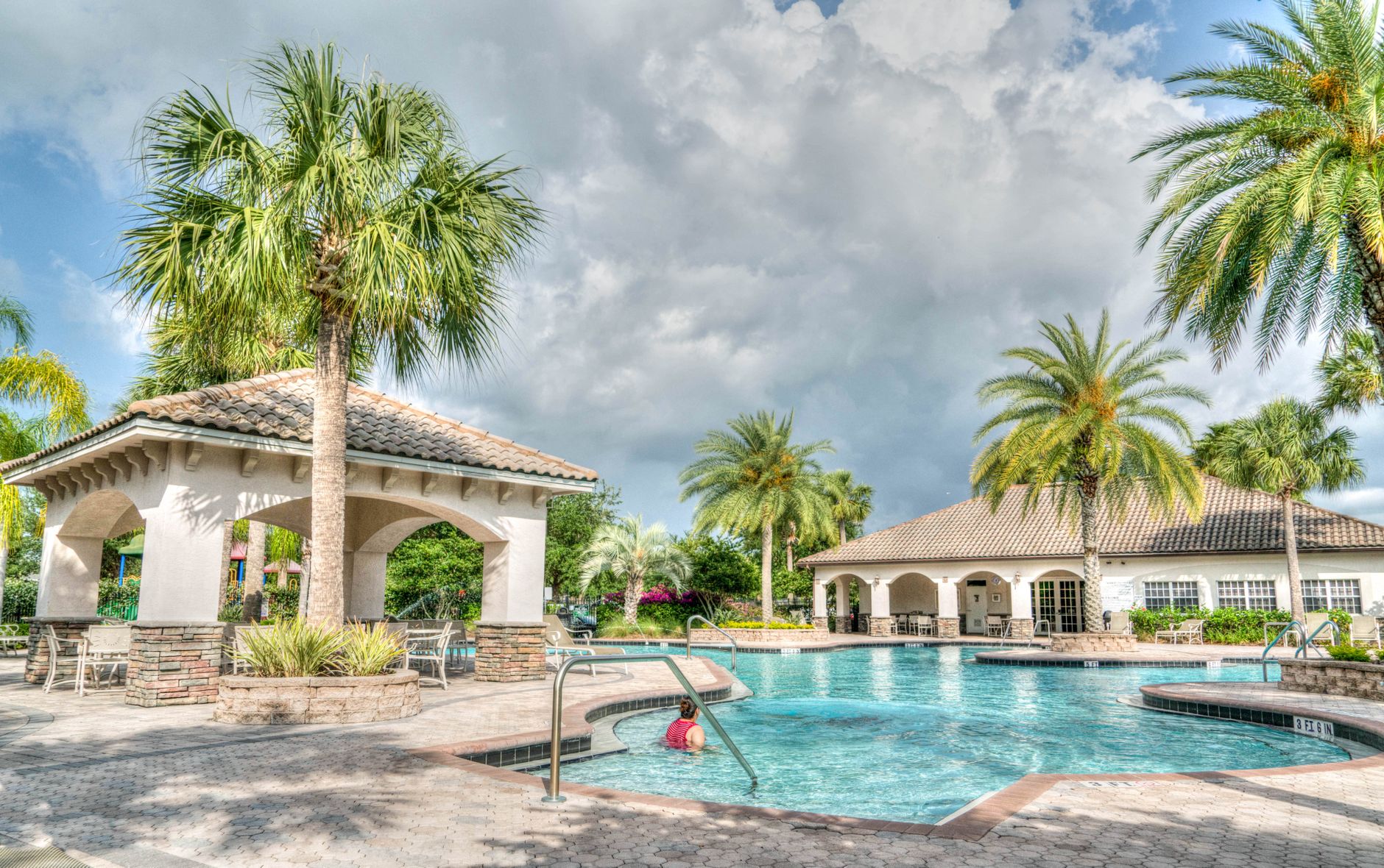 A crystal-clear pool serviced by ABA Pool Cleaning